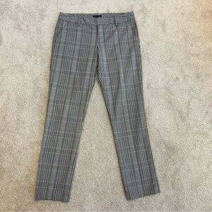 Tommy Hilfiger women’s gray brown plaid check trouser pants Sz 10